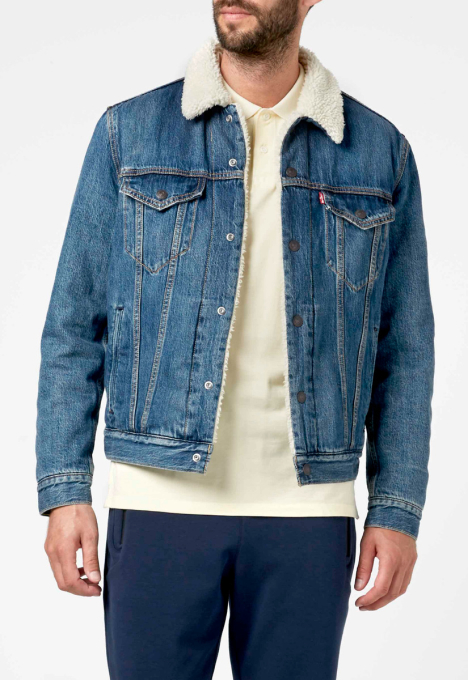 Sherpa Trucker Denim Jack