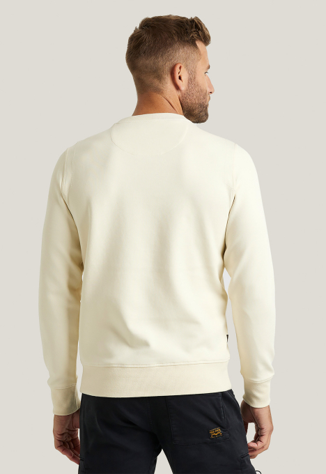 R-neck Soft Inerlock Sweater