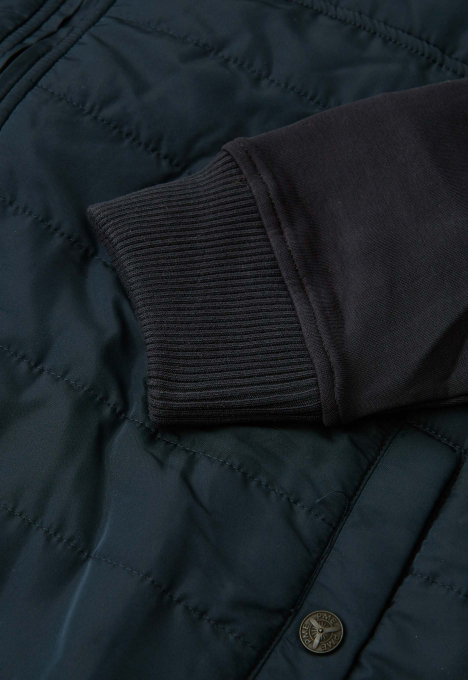 Hooded Jacket Interlock Mix Sweatvest