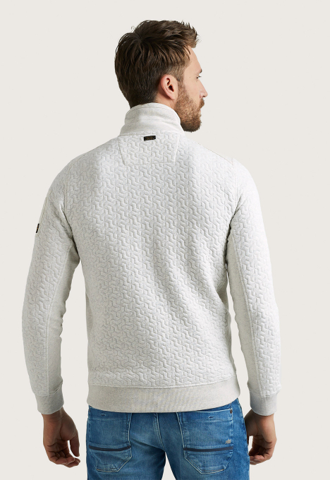 Zip Jacket Jacquard Interlock Vest