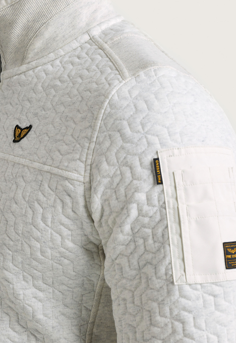Zip Jacket Jacquard Interlock Vest