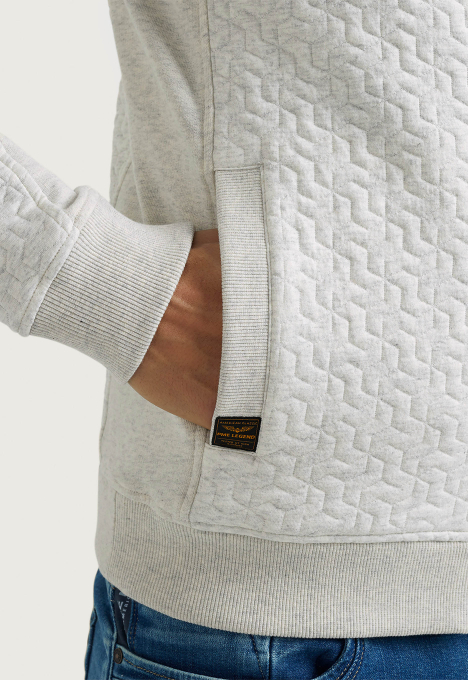Zip Jacket Jacquard Interlock Vest