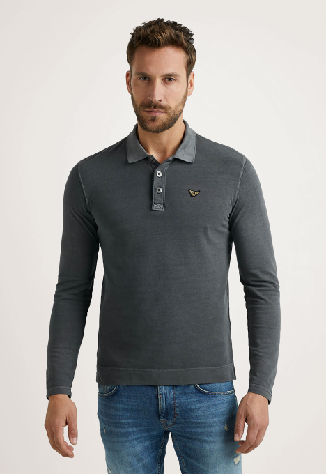 Long Sleeve Pique Garment T-shirt
