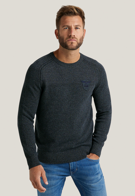 Round Neck Cotton Pullover