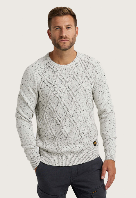 R-Neck Cable Trui