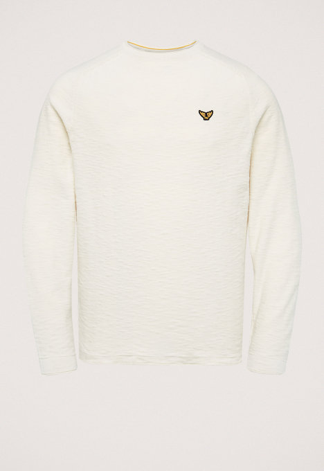 R-neck Linen Trui