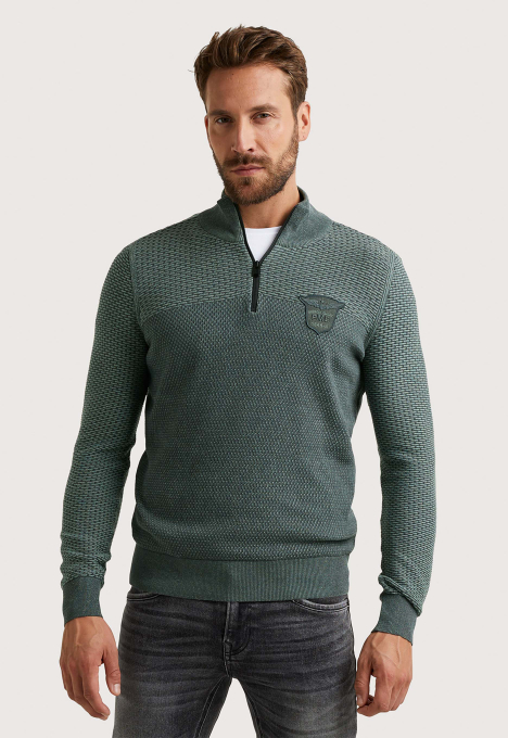 Half Zip Collar Plated Trui
