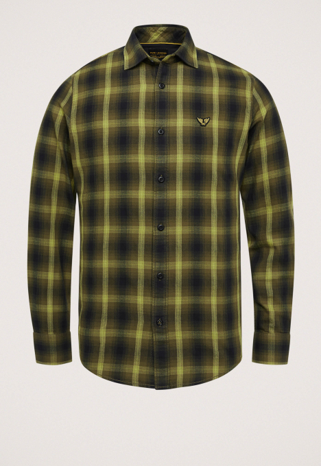 Yarn Dyed Twill Check Overhemd