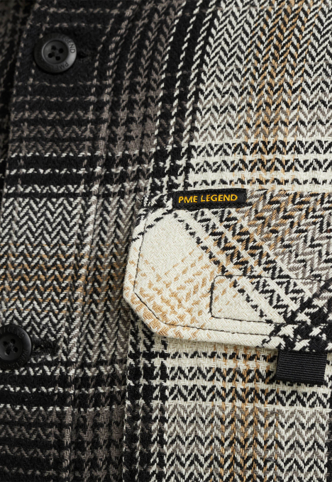 Heavy Flanel Yarndyed Overshirt