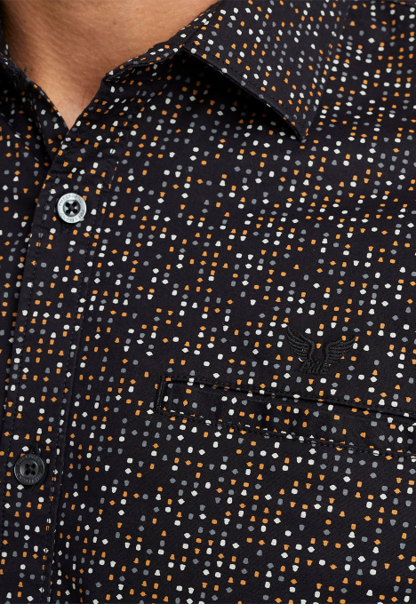 Print On Poplin Stretch Overhemd