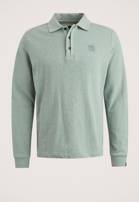 Jacquard Longsleeve Polo