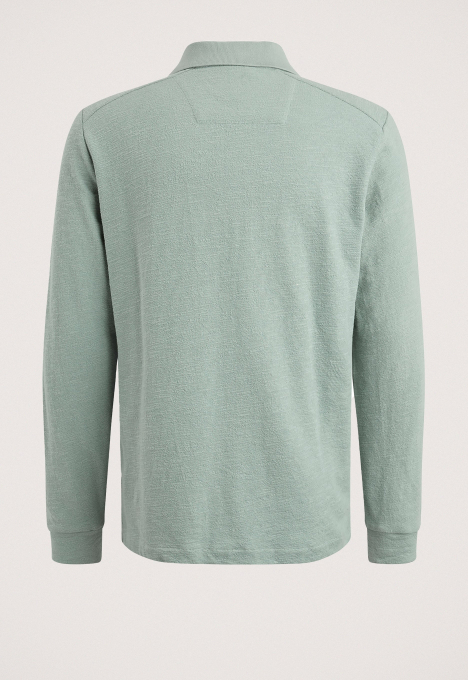 Jacquard Longsleeve Polo