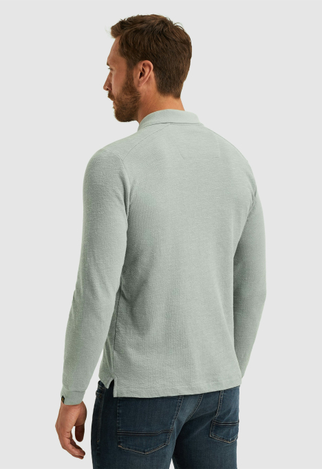 Jacquard Longsleeve Polo