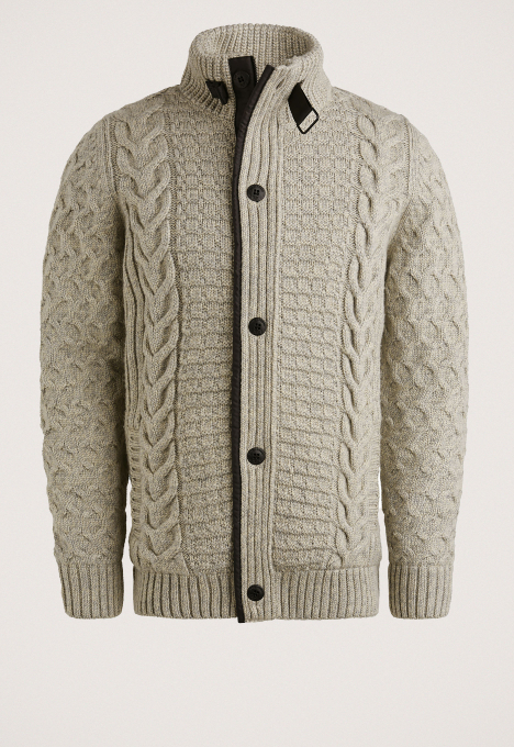Yarn Knit Zip Vest