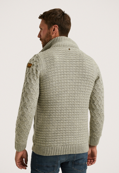 Yarn Knit Zip Vest