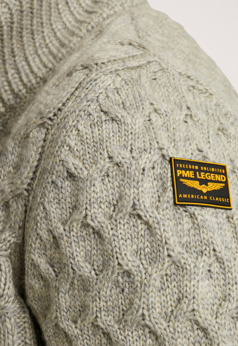 Yarn Knit Zip Vest
