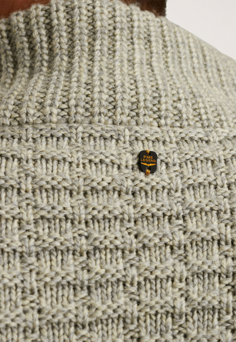 Yarn Knit Zip Vest