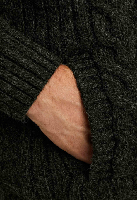 Heavy Knit Zip Vest