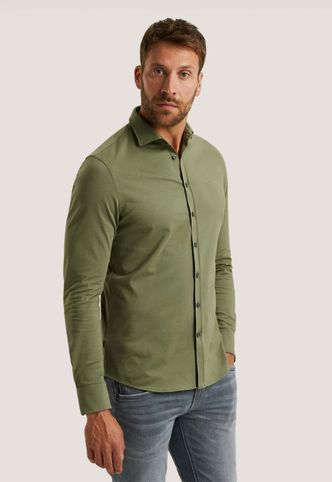 Satin Jersey Overhemd