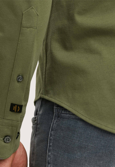 Satin Jersey Overhemd