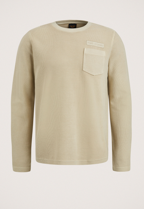 Structured Pique Longsleeve