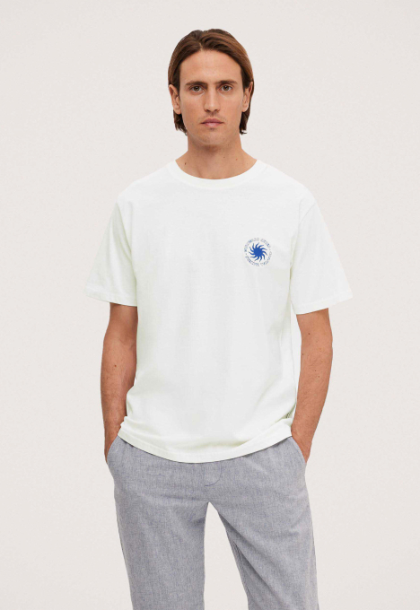 Geborduurd T-shirt