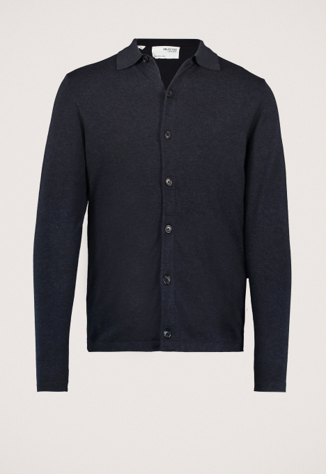 Berg Knit Polo Cardigan Vest