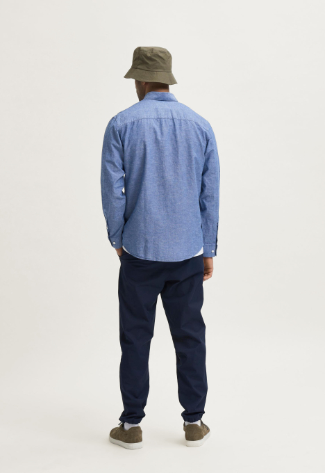 Slim New-Linen Overhemd