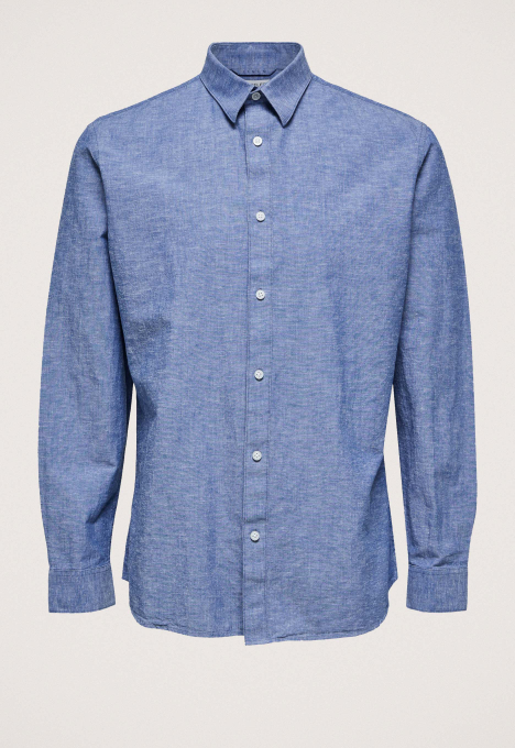 Slim New-Linen Overhemd