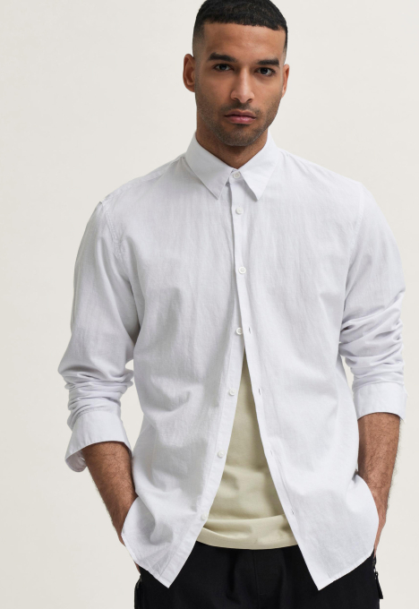 Slim New-Linen Overhemd