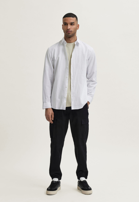 Slim New-Linen Overhemd