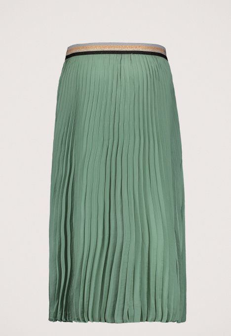 Plisse Drapey Satin Rok