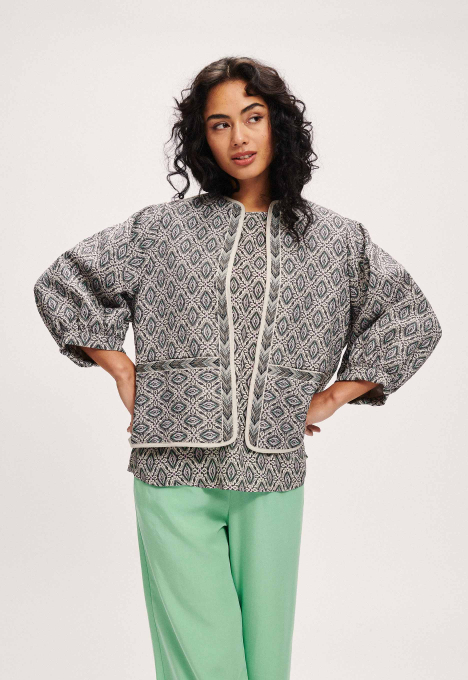 Jacquard Ikat Jacket