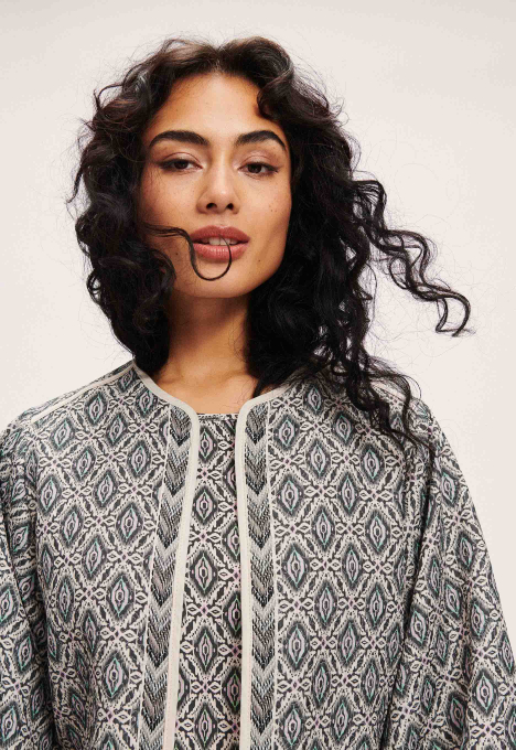 Jacquard Ikat Jacket 