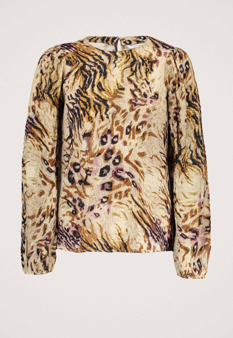 Animal Print Blouse