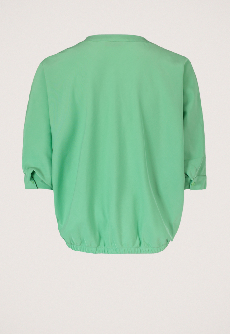 Bat Sleeves Tencel Blouse