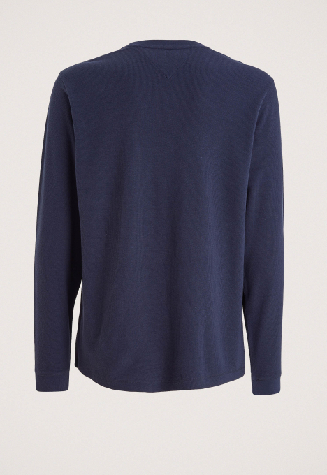 Waffle Snit Crew Sweater