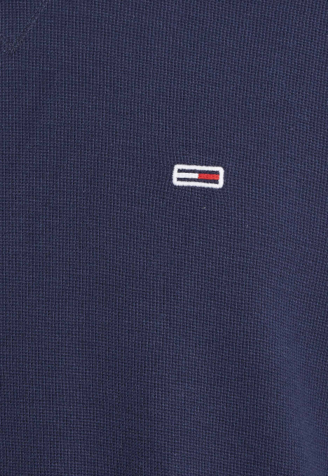 Waffle Snit Crew Sweater