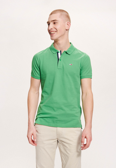 Slim Placket Polo