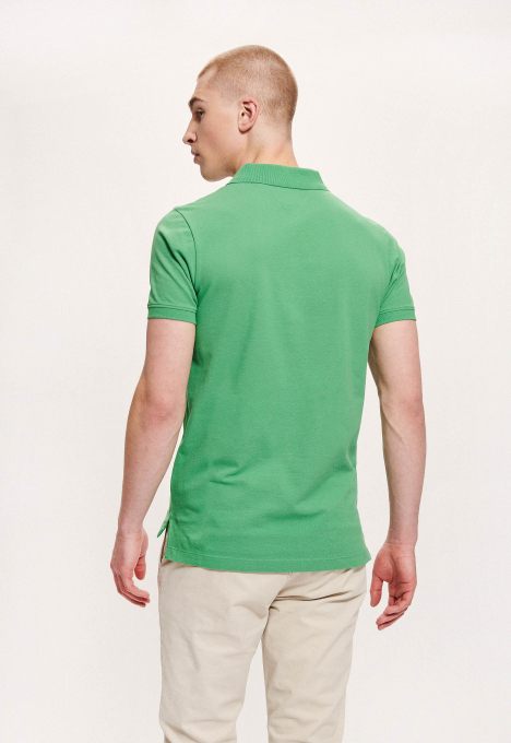 Slim Placket Polo