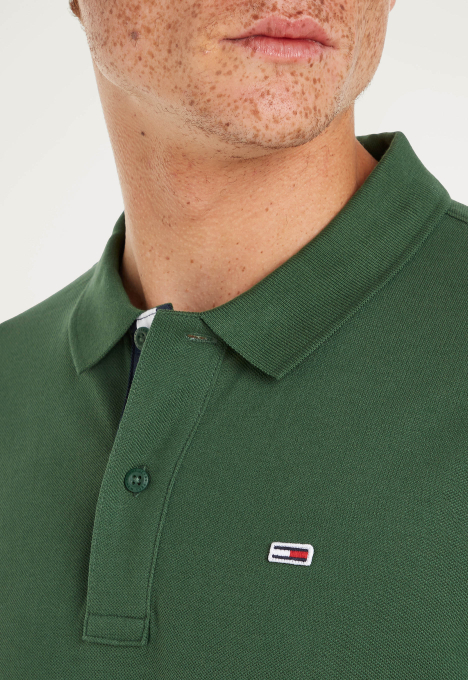 Slim Placket Polo