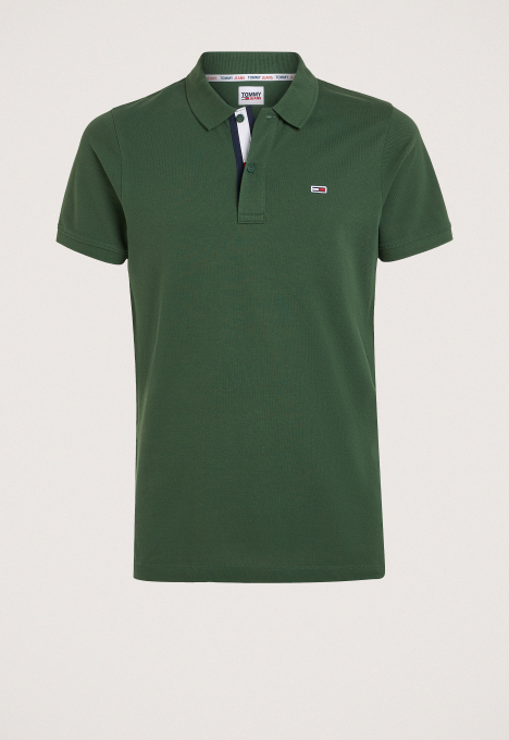 Slim Placket Polo