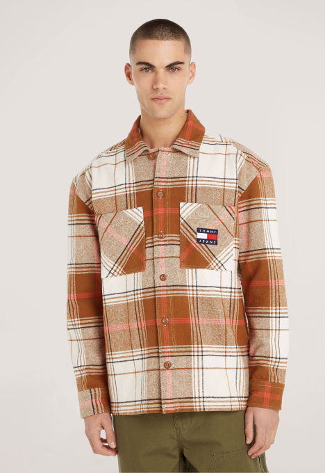 Brushed Check Overshirt