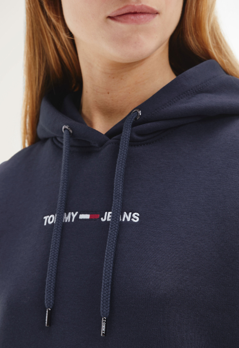 Linear logo hoodie