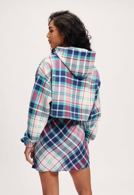 Tartan Badge Hoodie