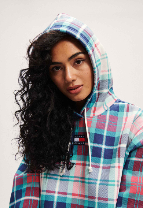 Tartan Badge Hoodie