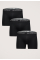 3 Pack Solid Boxershorts