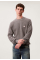 Cotton Waffle Crew Knit