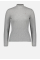 Rib Mock Neck Lange Mouwen T-shirt