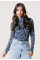 Neyo Paisley Mesh Top